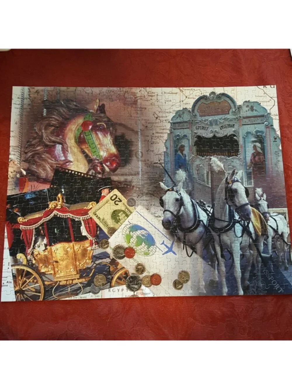 550 Piece Vintage Hasbro Guild Puzzle COMPLETE 